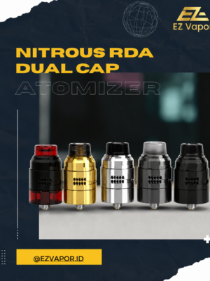 NITROUS RDA DUAL CAP NITROUS RDA DUAL CAP ATOMIZER