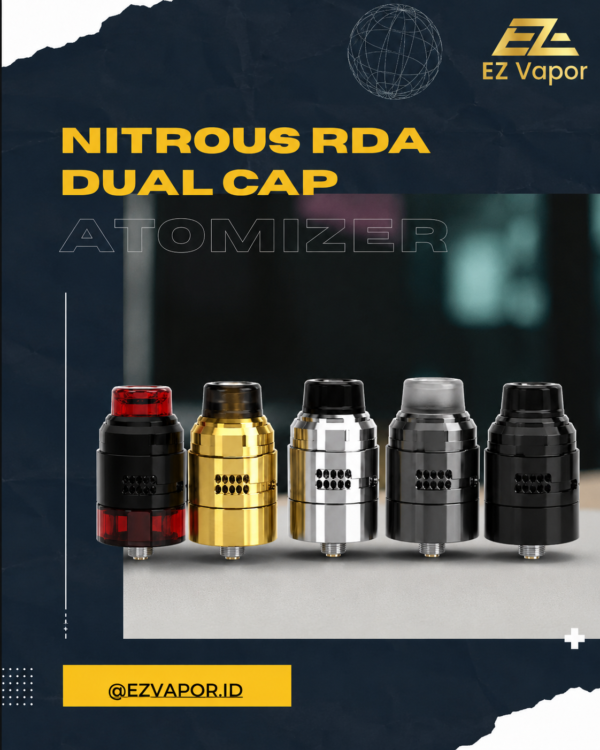 NITROUS RDA DUAL CAP ATOMIZER